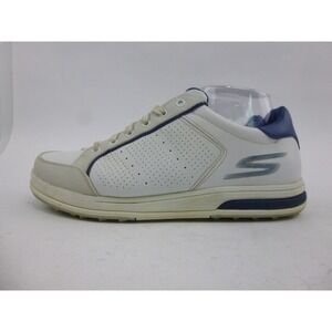 Skechers Go Golf Drive‎ 2 Shoes Mens Size 8 White/Navy Spikeless Sneaker
